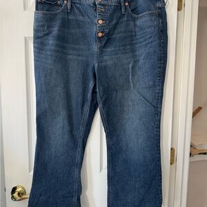 J Crew Demi Boot Crop Button Fly 10” rise  Jeans